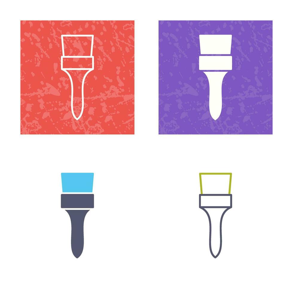 Unique Brush Vector Icon