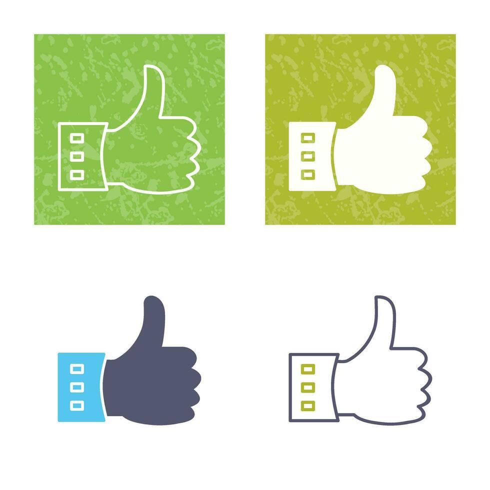 Unique Like Vector Icon