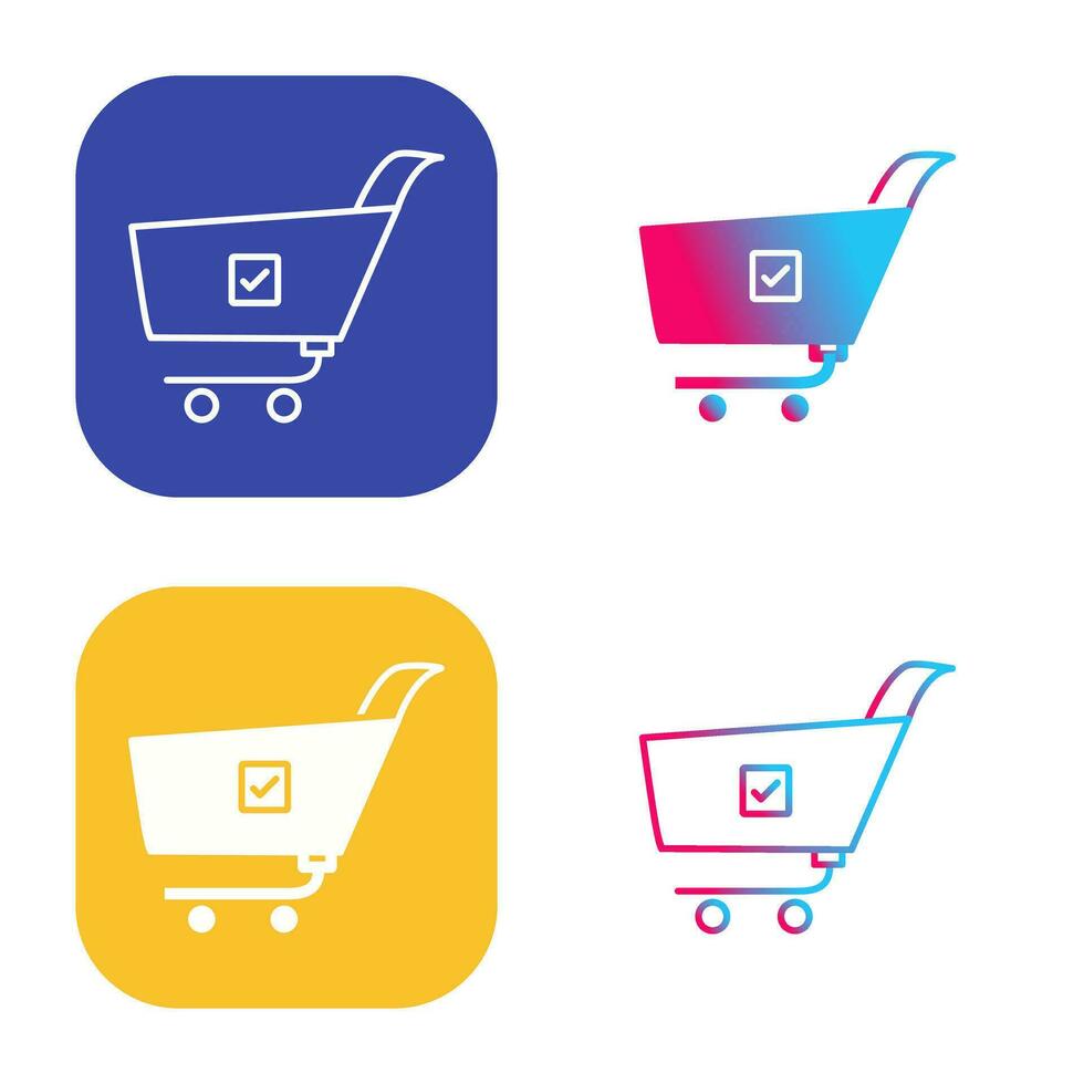 Unique Confirm Order Vector Icon