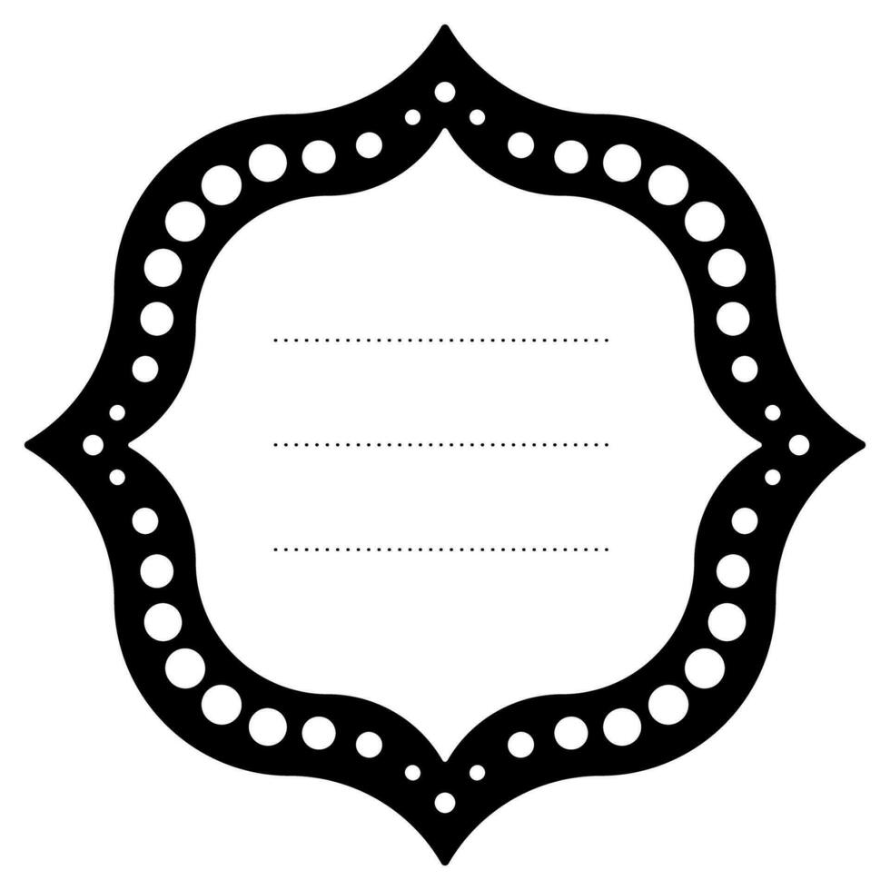 Name tag sticker design template. vector illustration