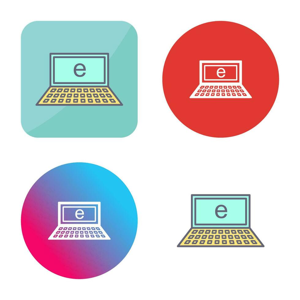 Unique Internet Vector Icon