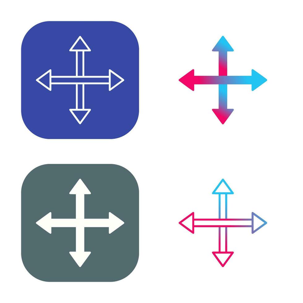 Unique Move Vector Icon