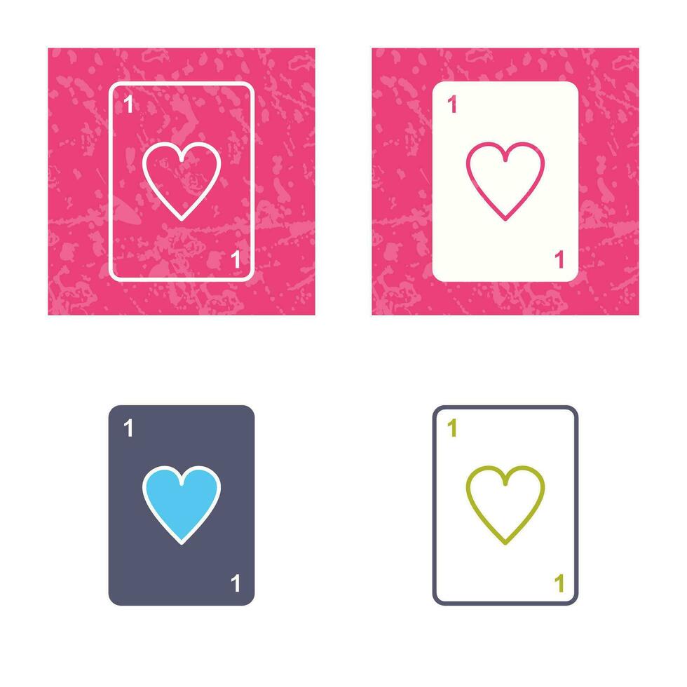 Unique Card Vector Icon