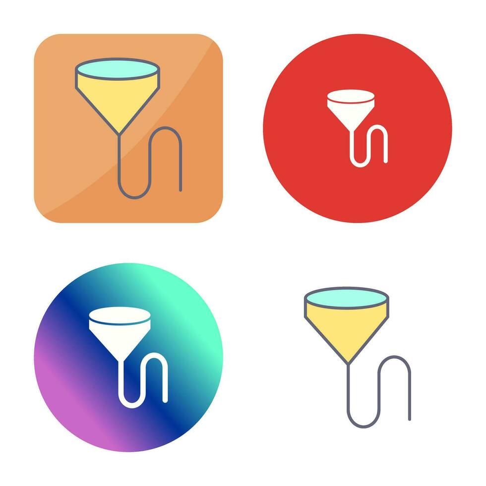 Unique Beer Bong Vector Icon