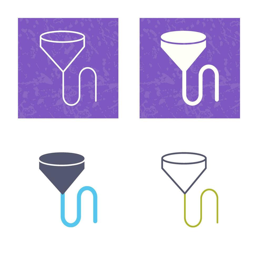 Unique Beer Bong Vector Icon