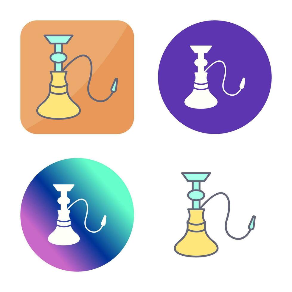 Unique Hookah Vector Icon