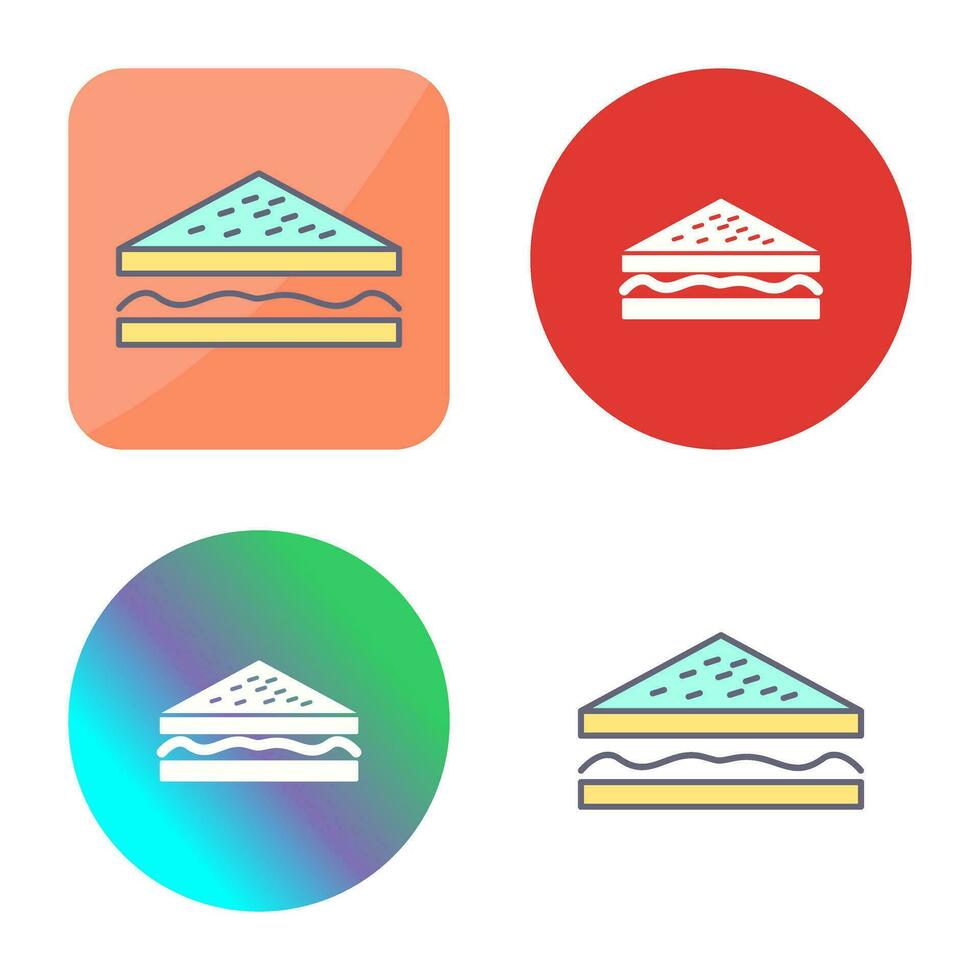 Unique Sandwich Vector Icon