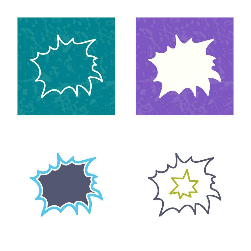 Unique Explosion Vector Icon