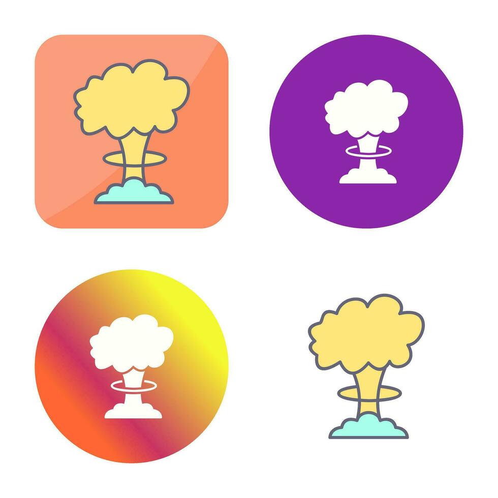 Unique Bomb Blast Vector Icon