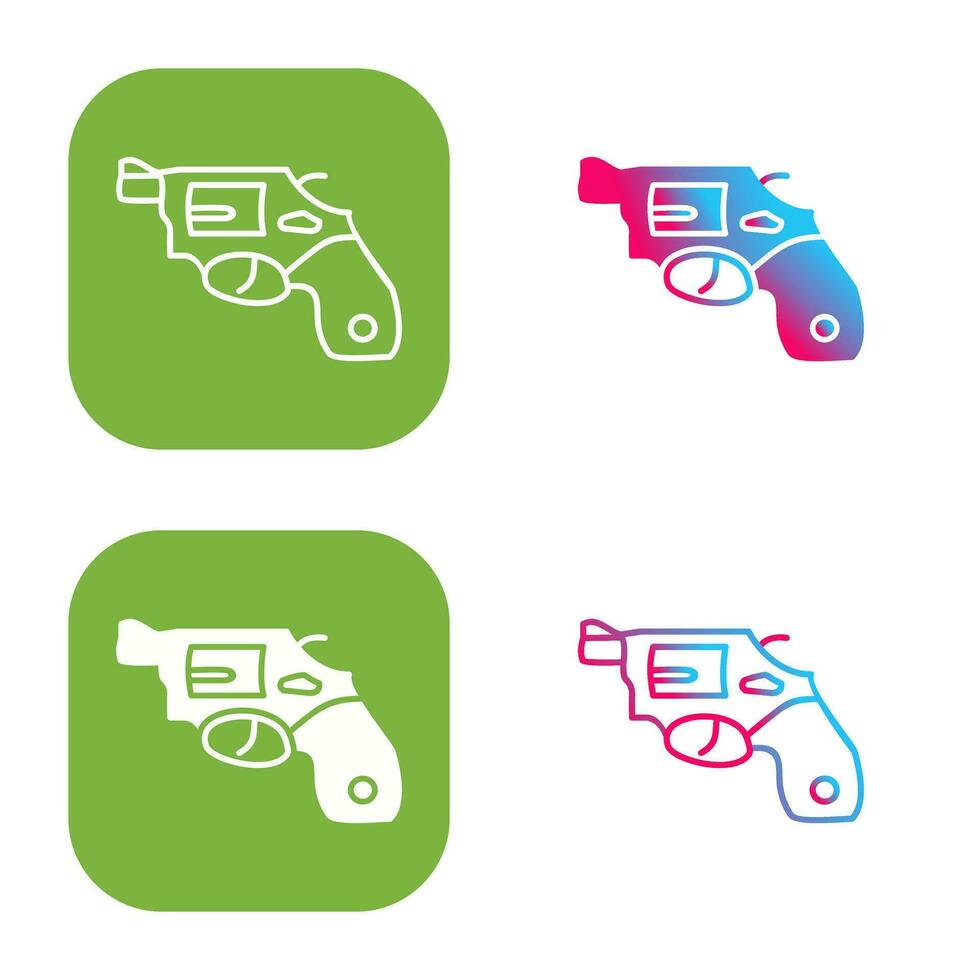 Unique Revolver Vector Icon