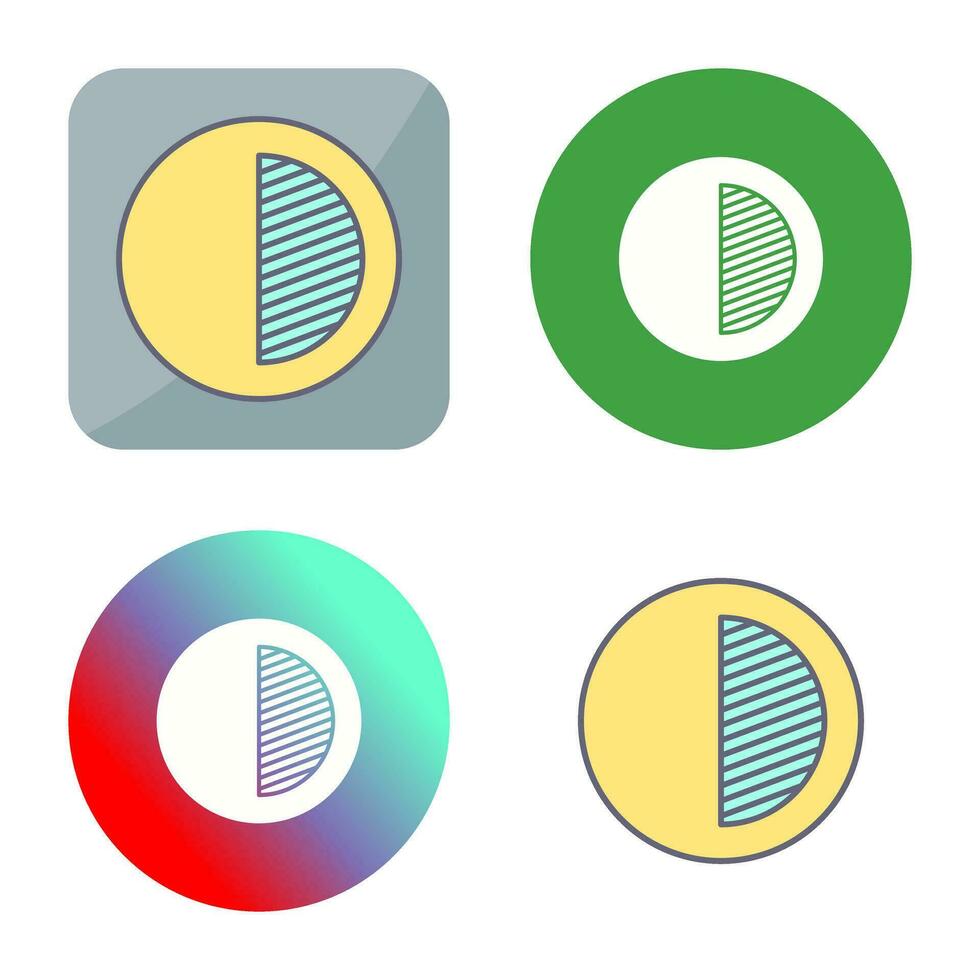 Unique Contrast Vector Icon