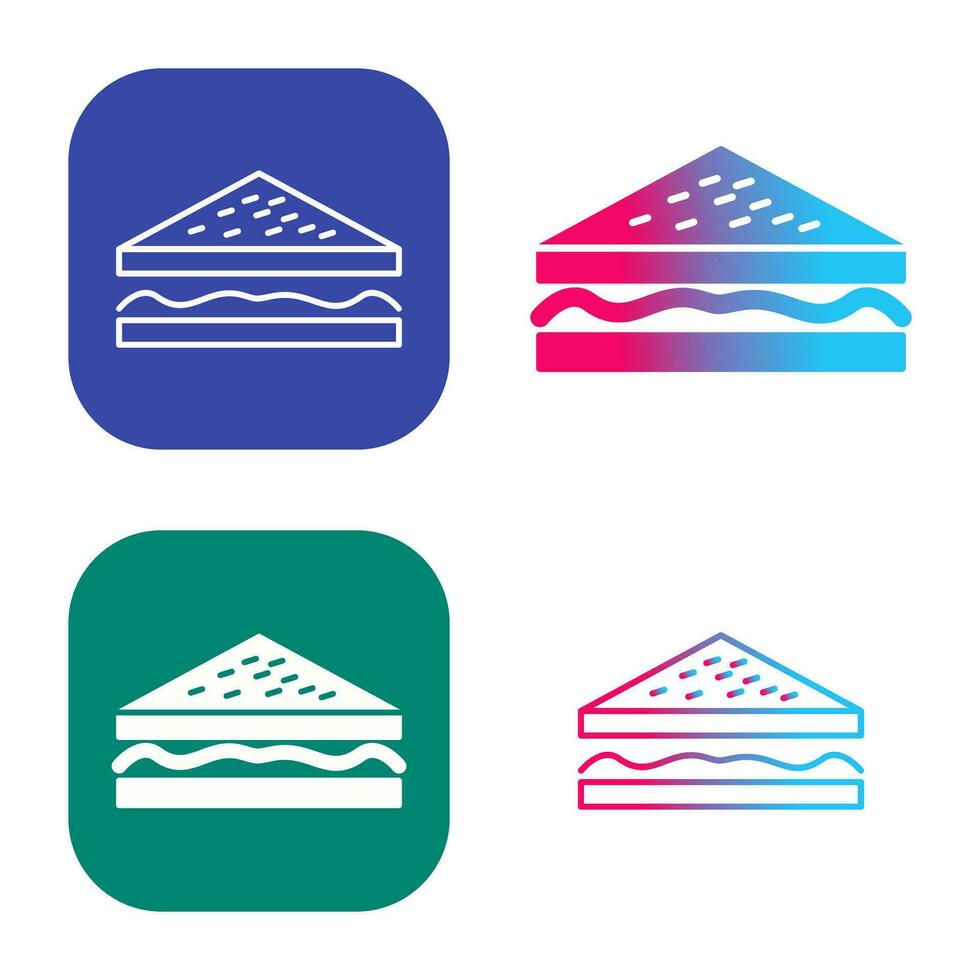 Unique Sandwich Vector Icon