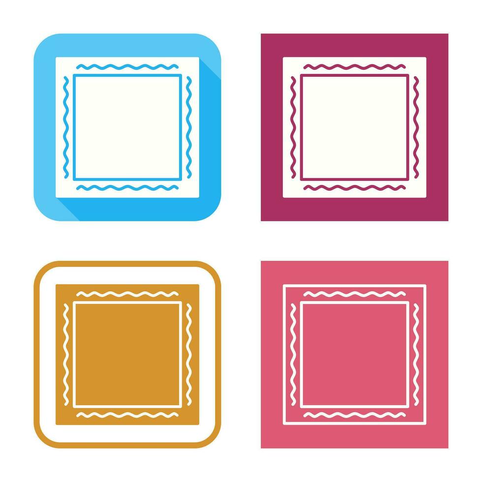 Unique Frame Vector Icon