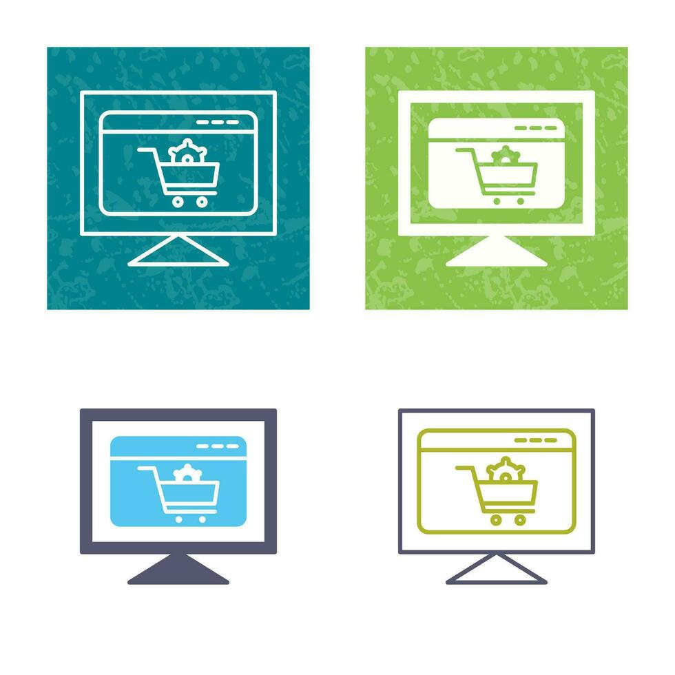 Ecommerce Settings Vector Icon