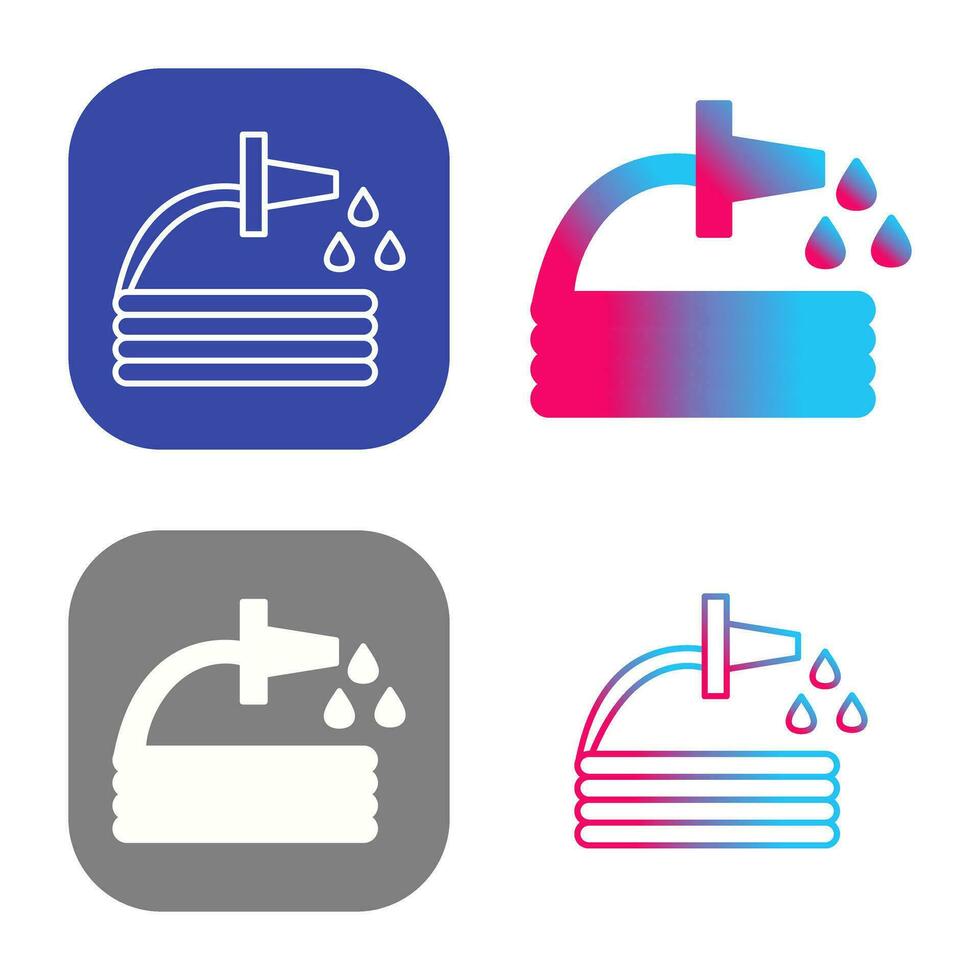 Unique Water Hose Vector Icon