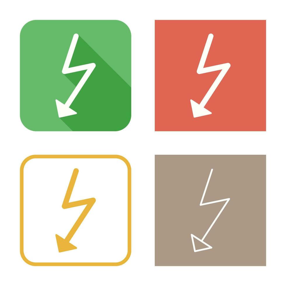 Unique Flash Vector Icon