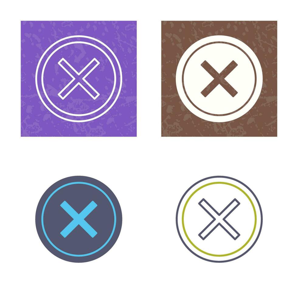 Do Not Cross Vector Icon