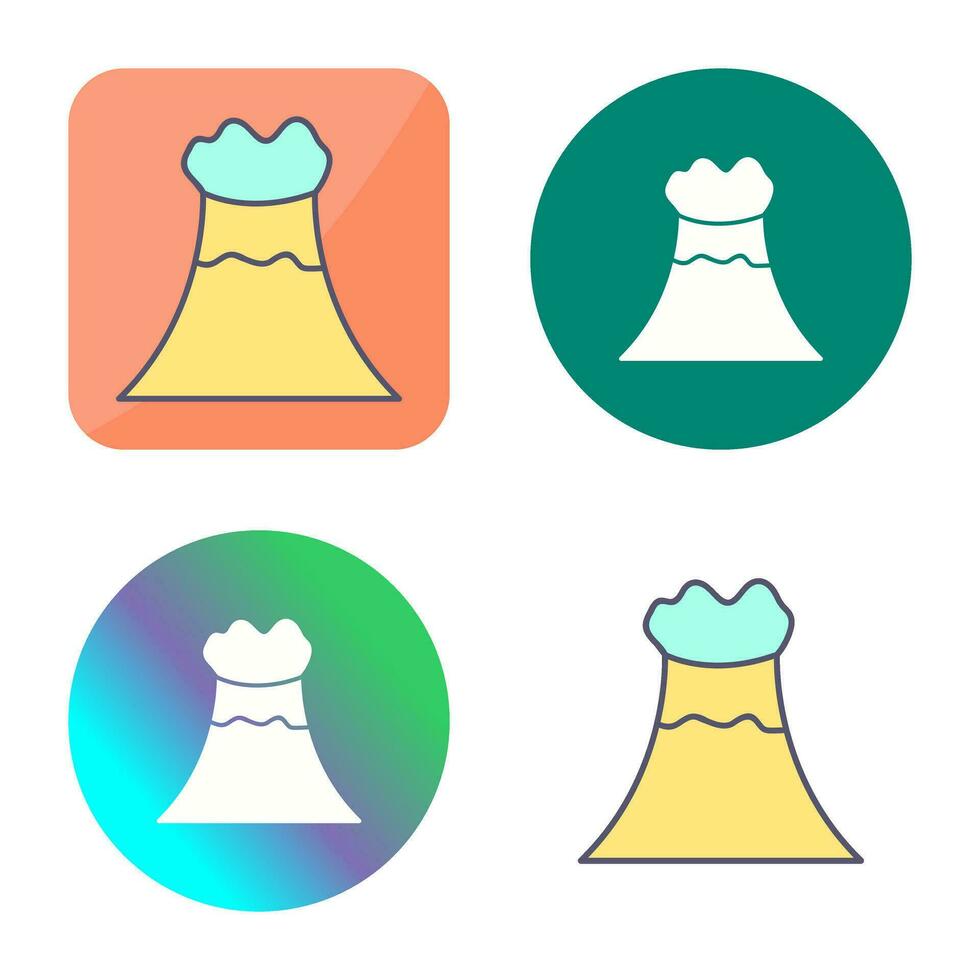 Volcano Vector Icon