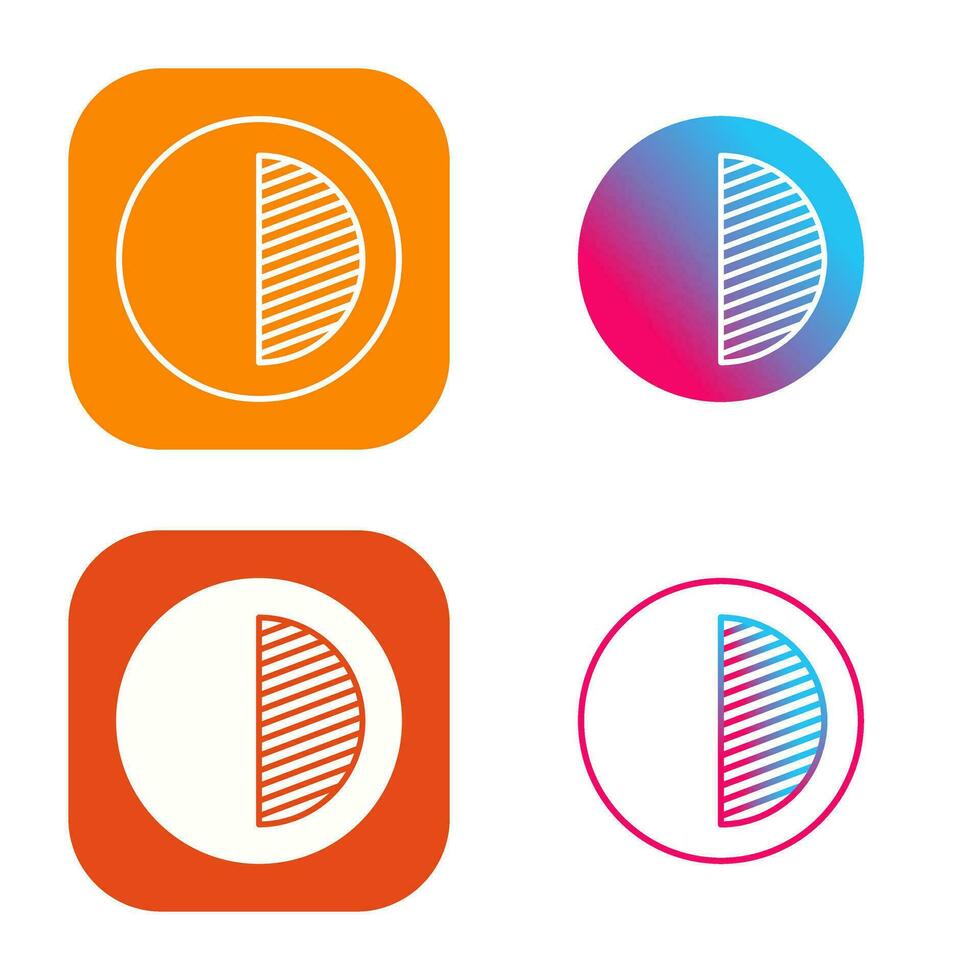 Unique Contrast Vector Icon