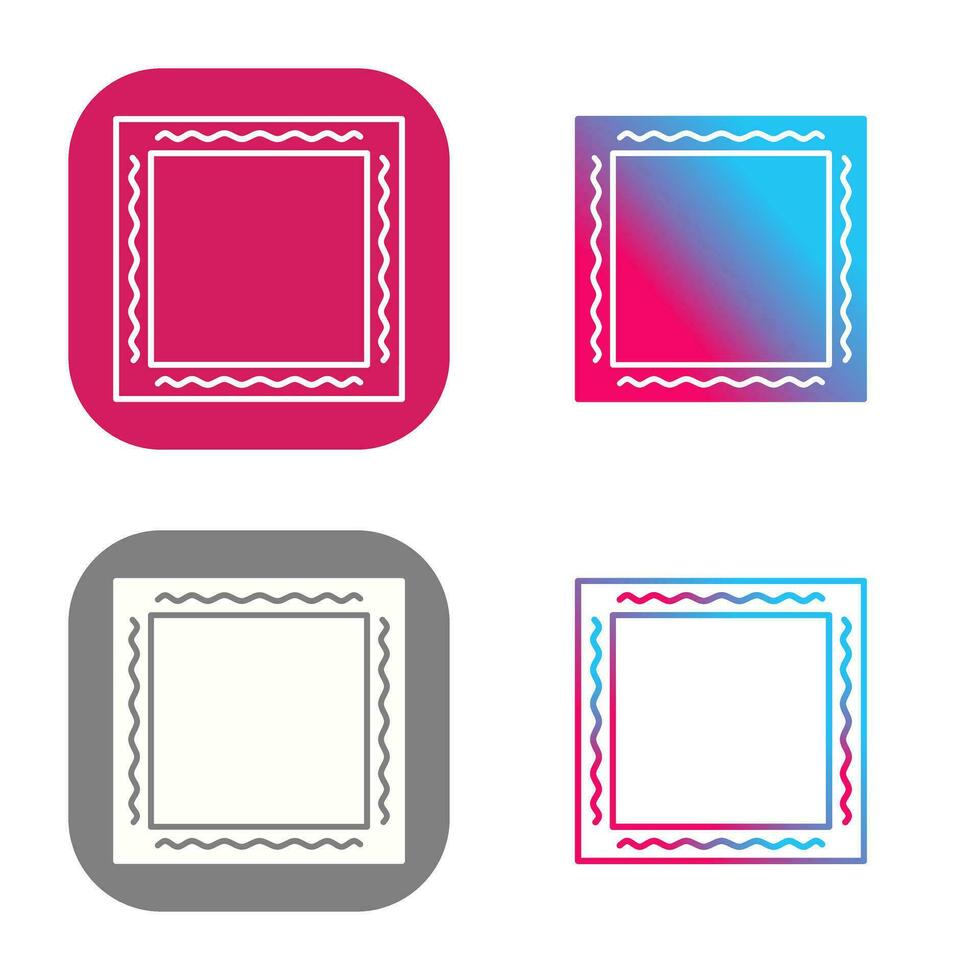 Unique Frame Vector Icon