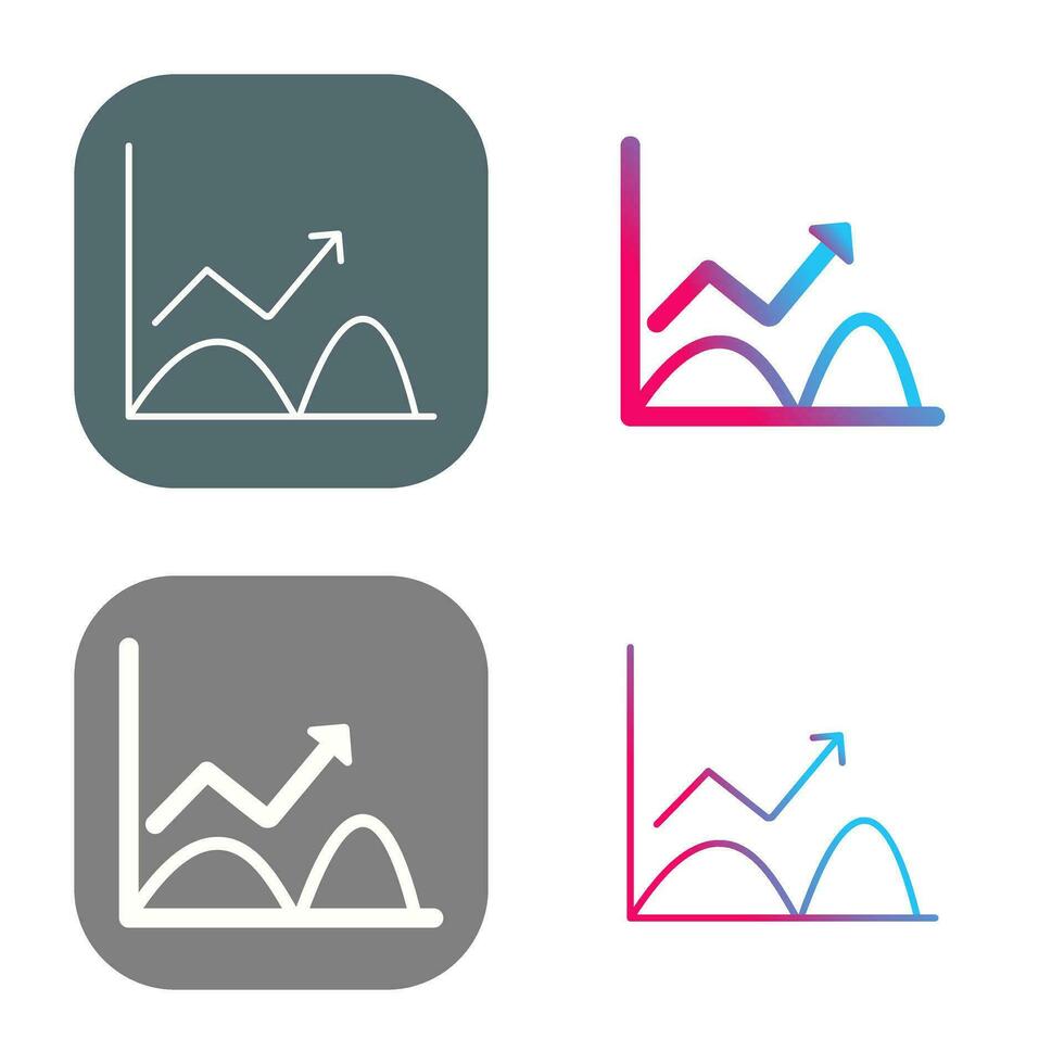 Trend in Graph Vector Icon