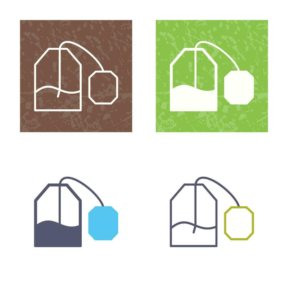 Tea Bag Vector Icon