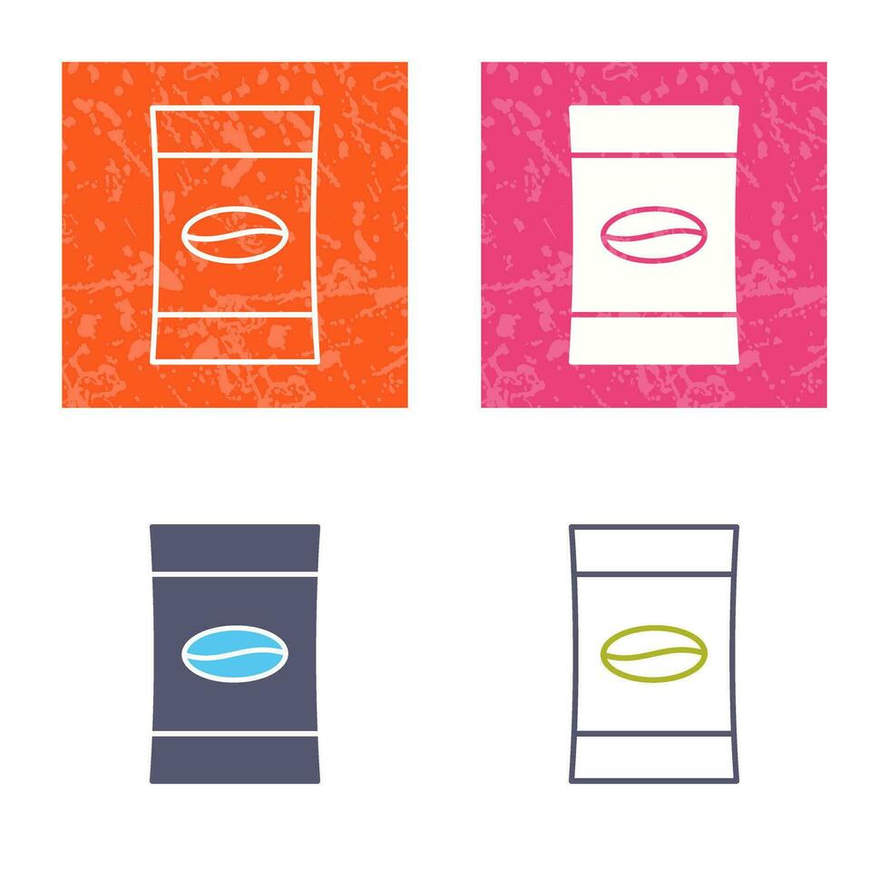 Coffee Packets Vector Icon