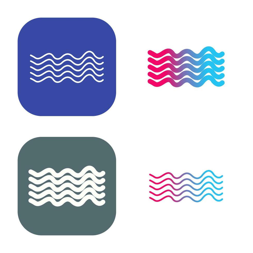 Magnetic Waves Vector Icon