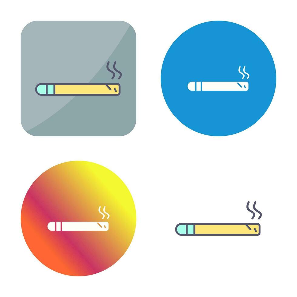 icono de vector de cigarro