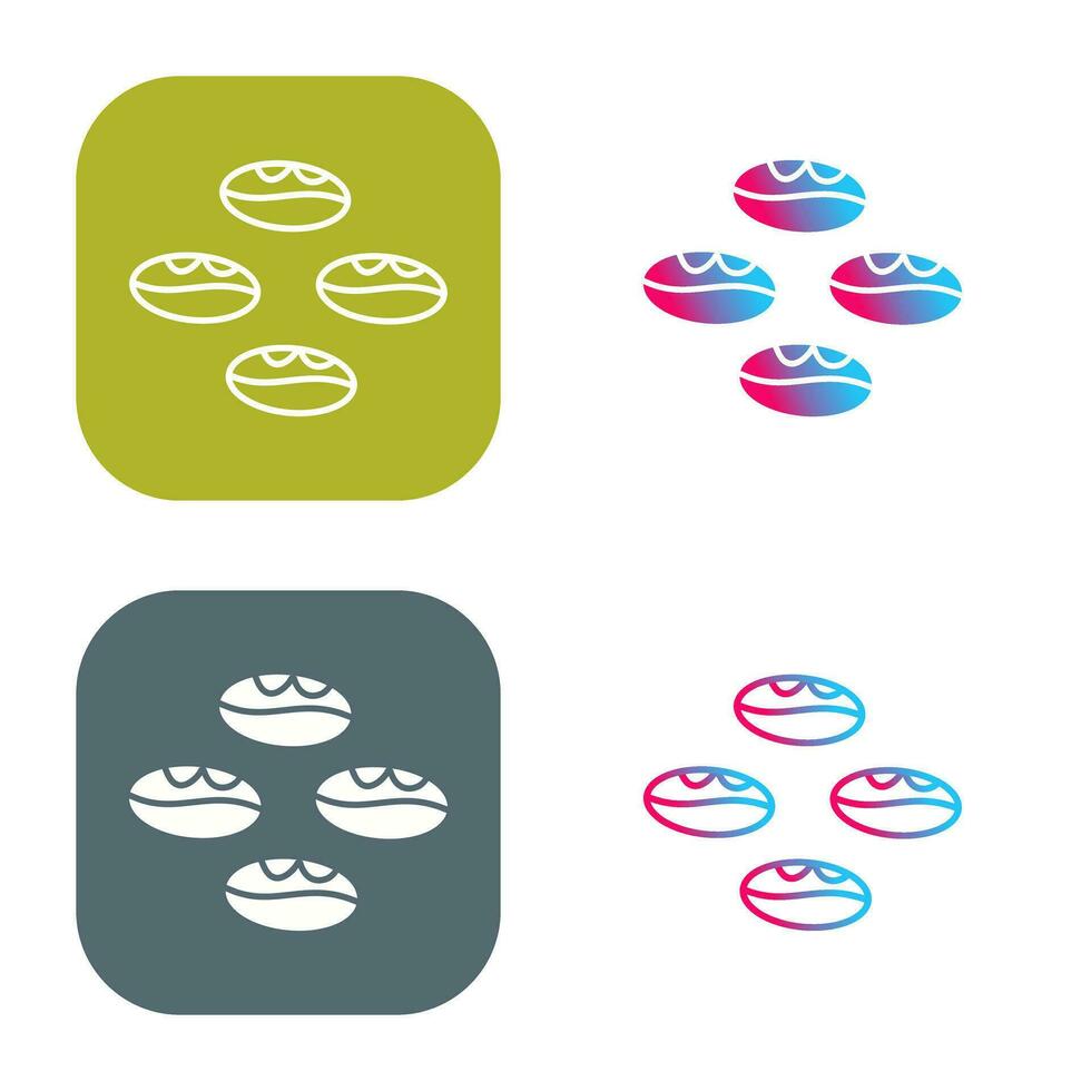 Coffee Beans Vector Icon
