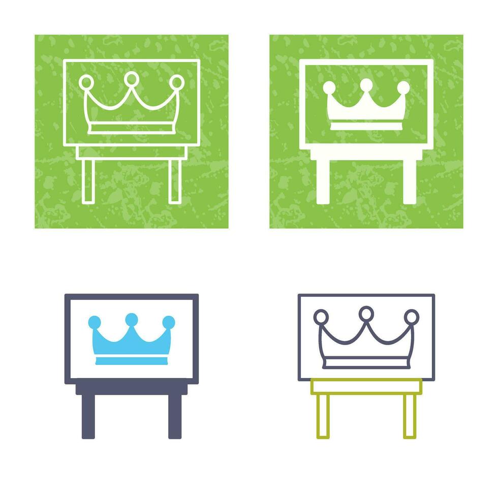 Crown Exhibit Vector Icon