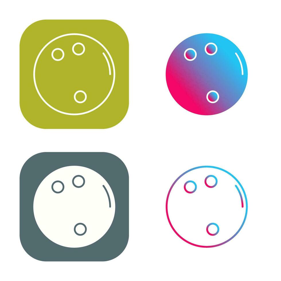 Bowling Ball Vector Icon