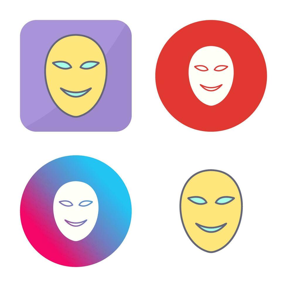 Ancient Face Mask Vector Icon