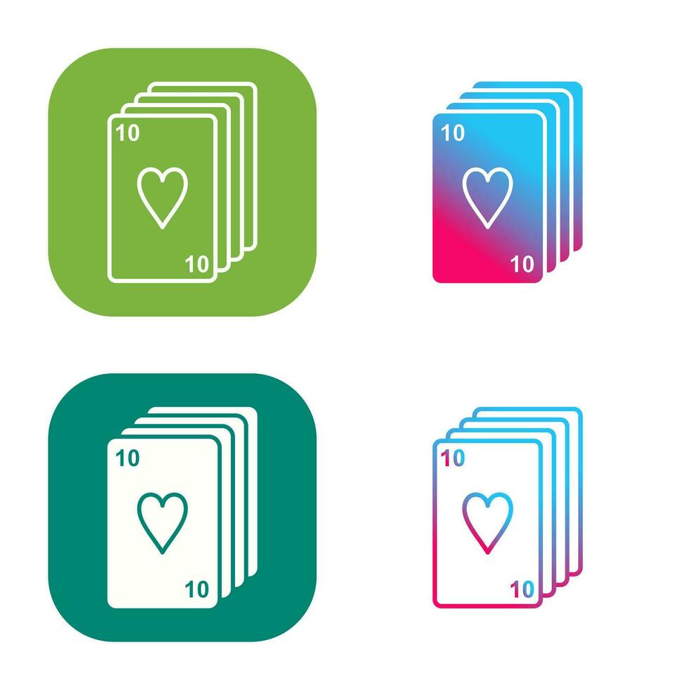 Deck of Cards Vector Icon