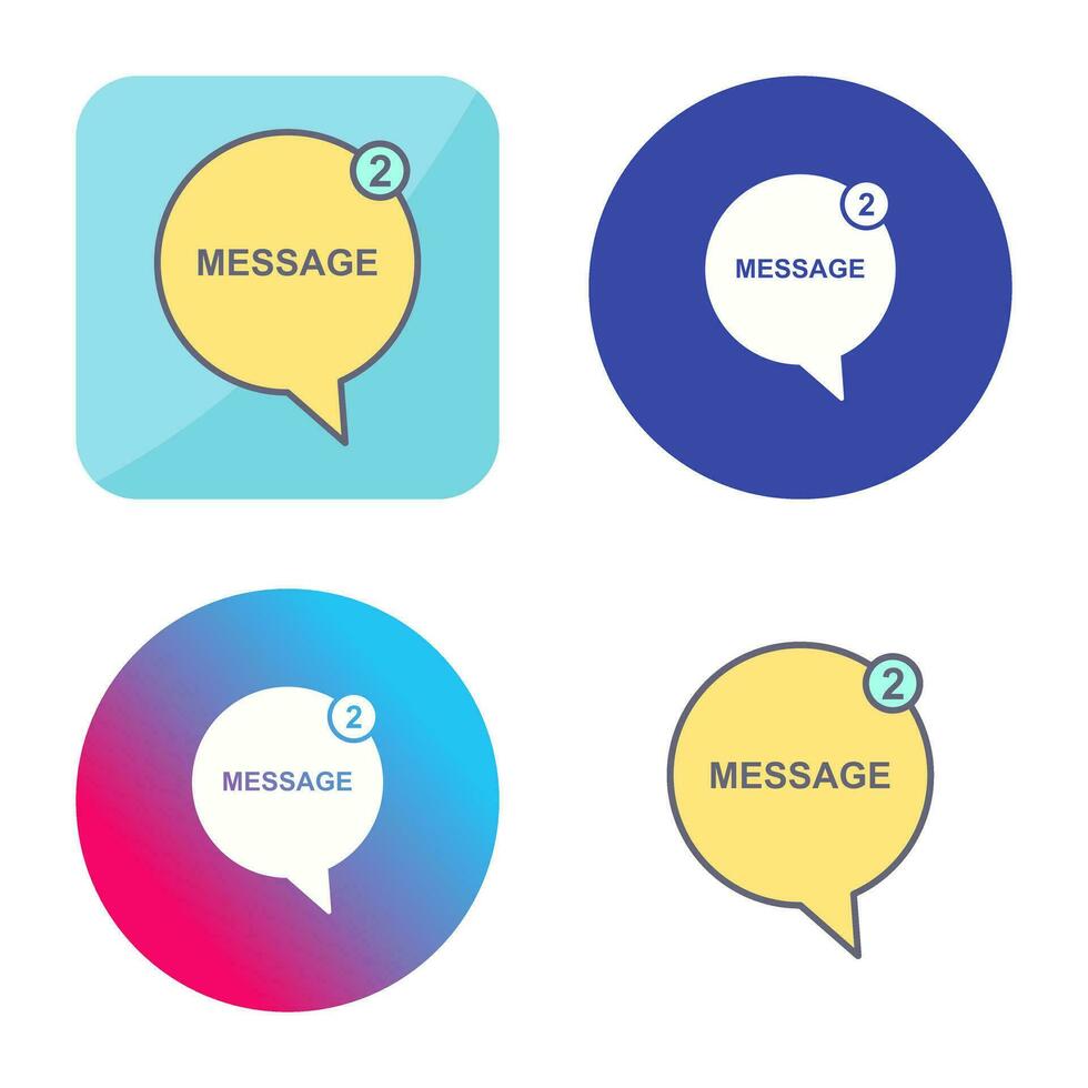 Message Bubbles Vector Icon