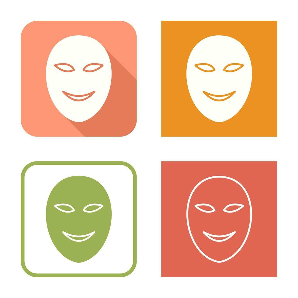 Ancient Face Mask Vector Icon