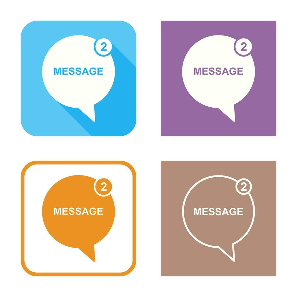 Message Bubbles Vector Icon