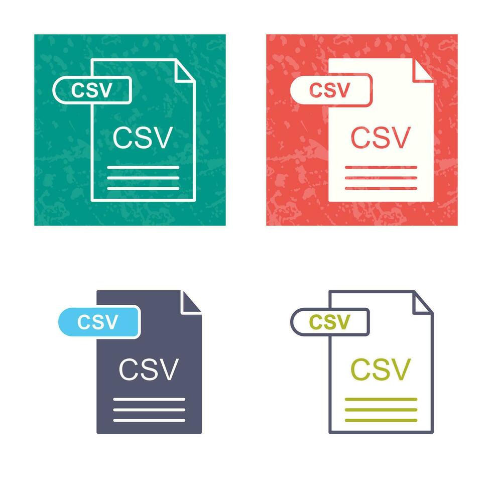 CSV Vector Icon