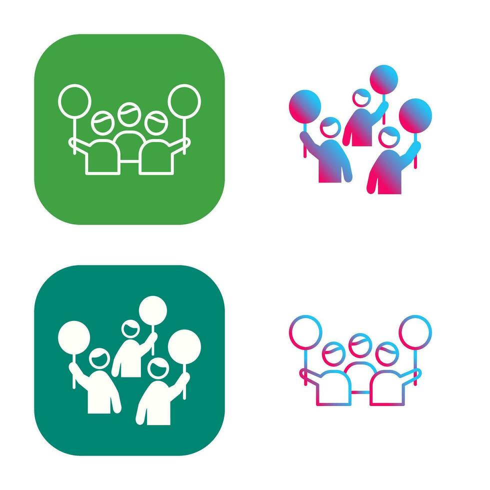 Protest Vector Icon