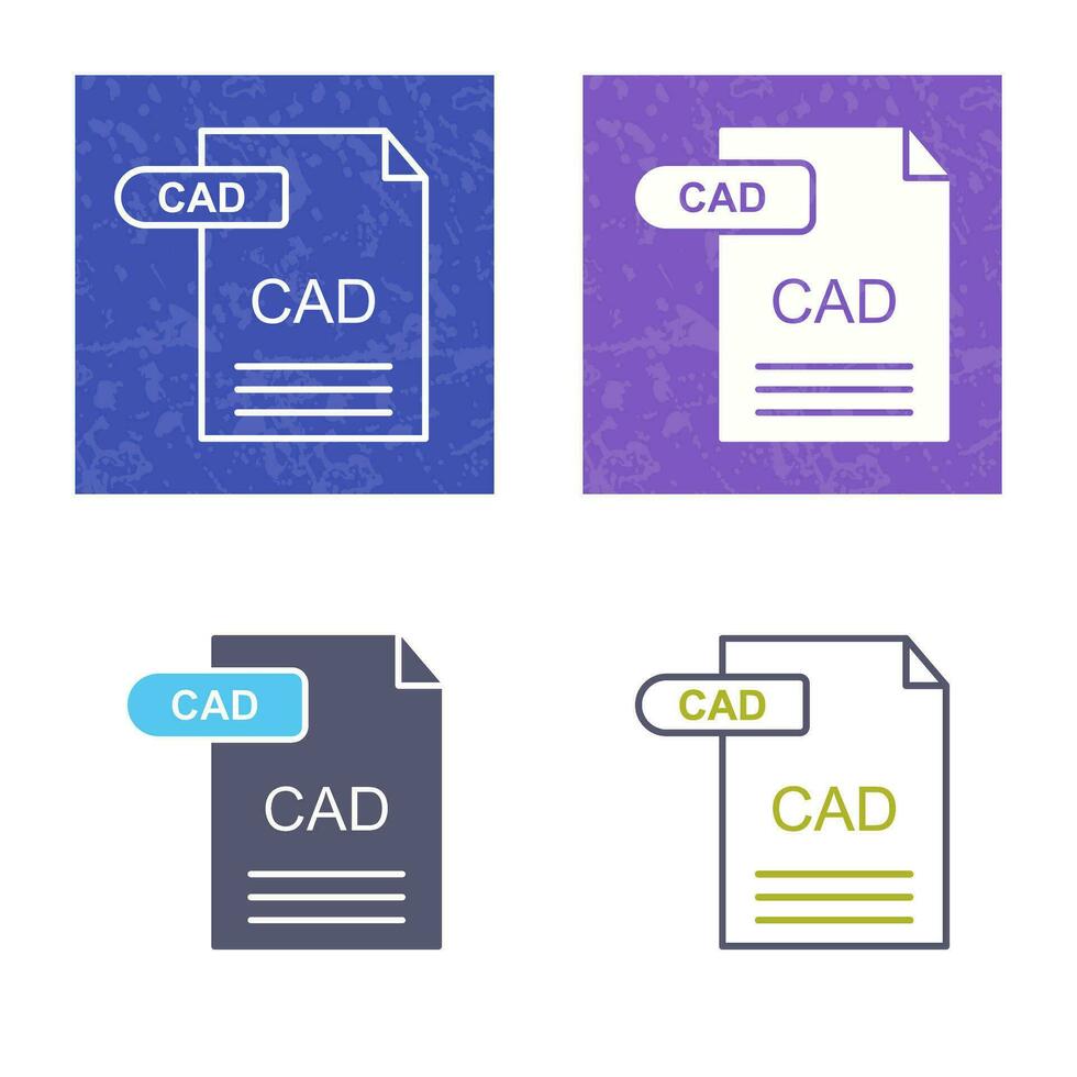 icono de vector de cad