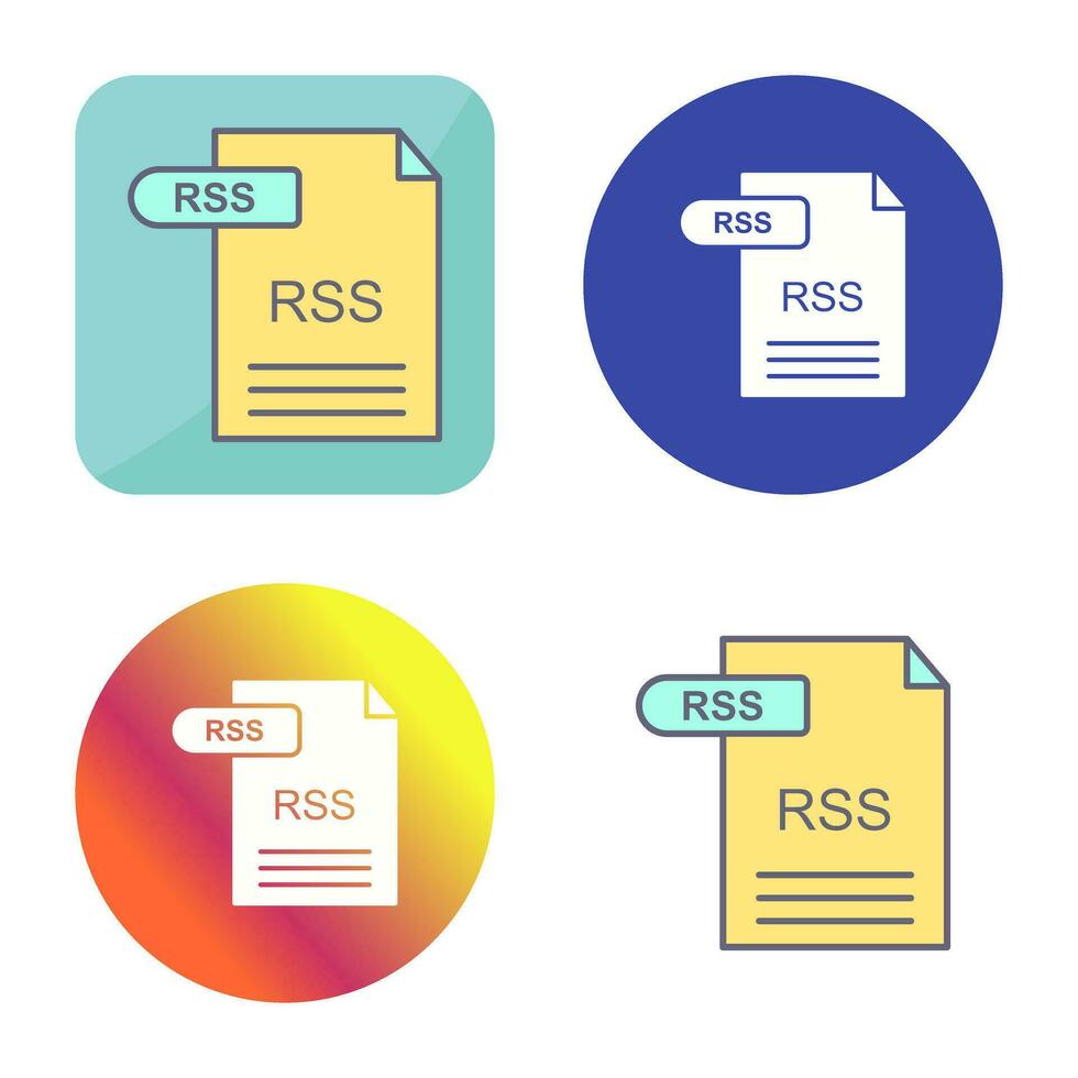 RSS Vector Icon