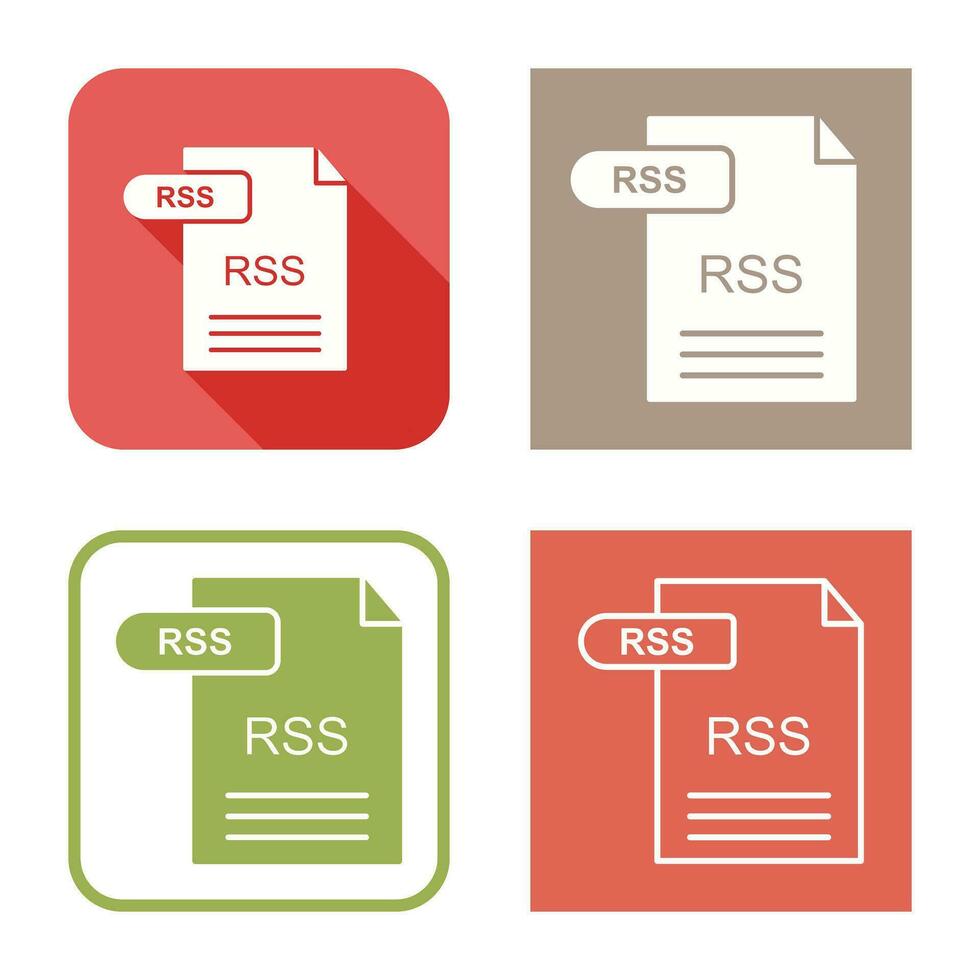 icono de vector de rss