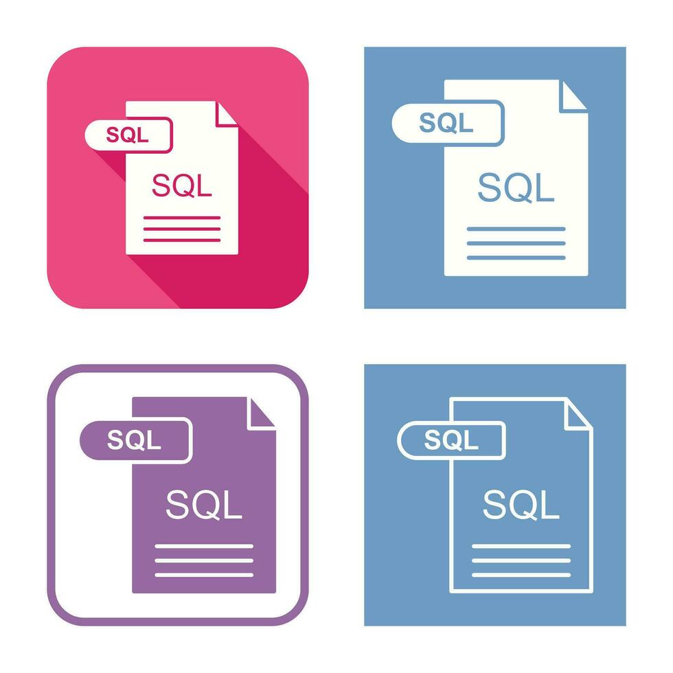SQL Vector Icon