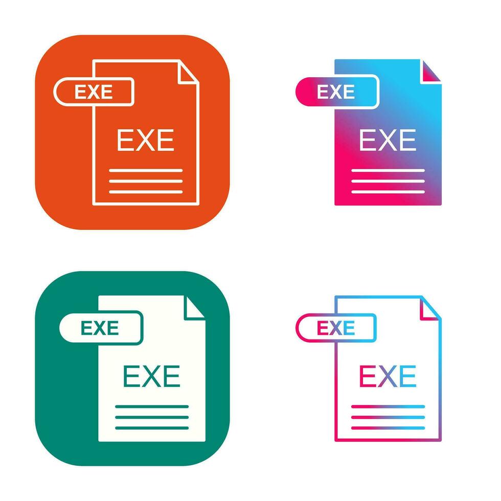 EXE Vector Icon