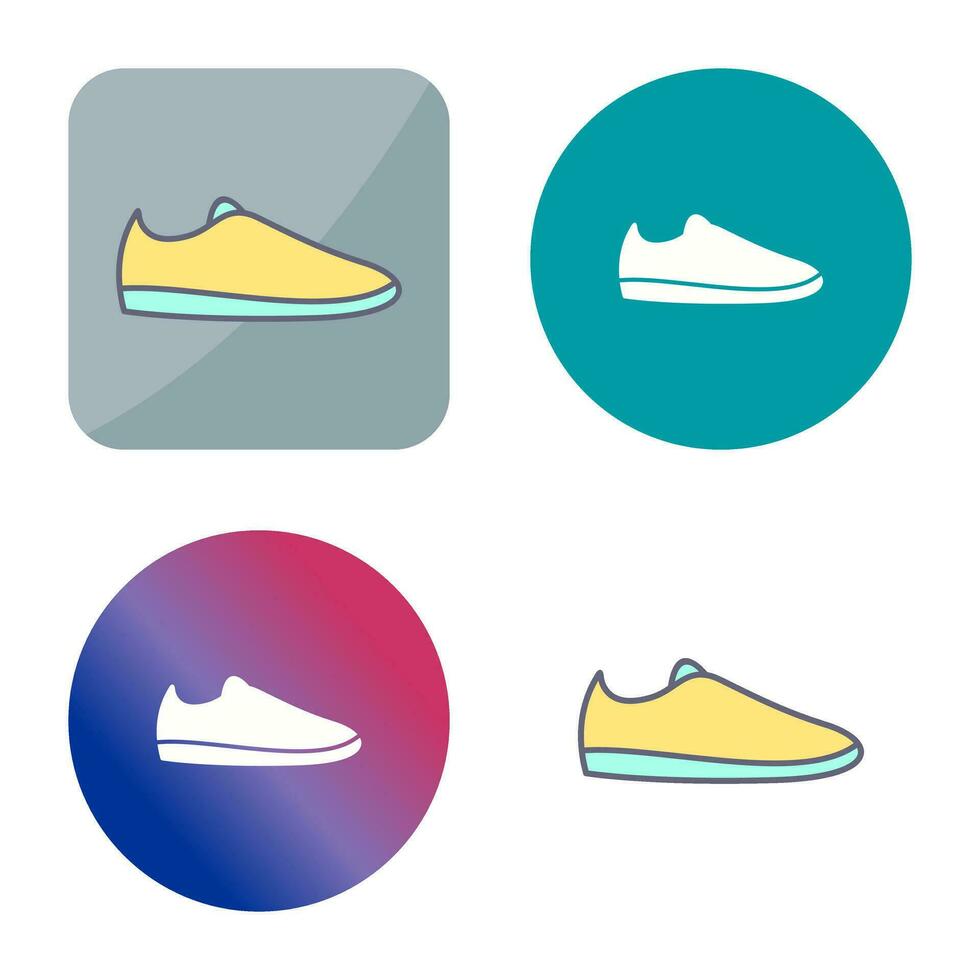 icono de vector de zapatos casuales