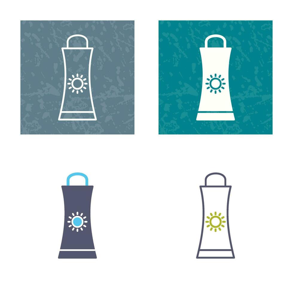 Sunblock Cream Vector Icon