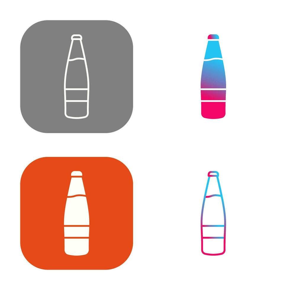 Beer Bottle Vector Icon