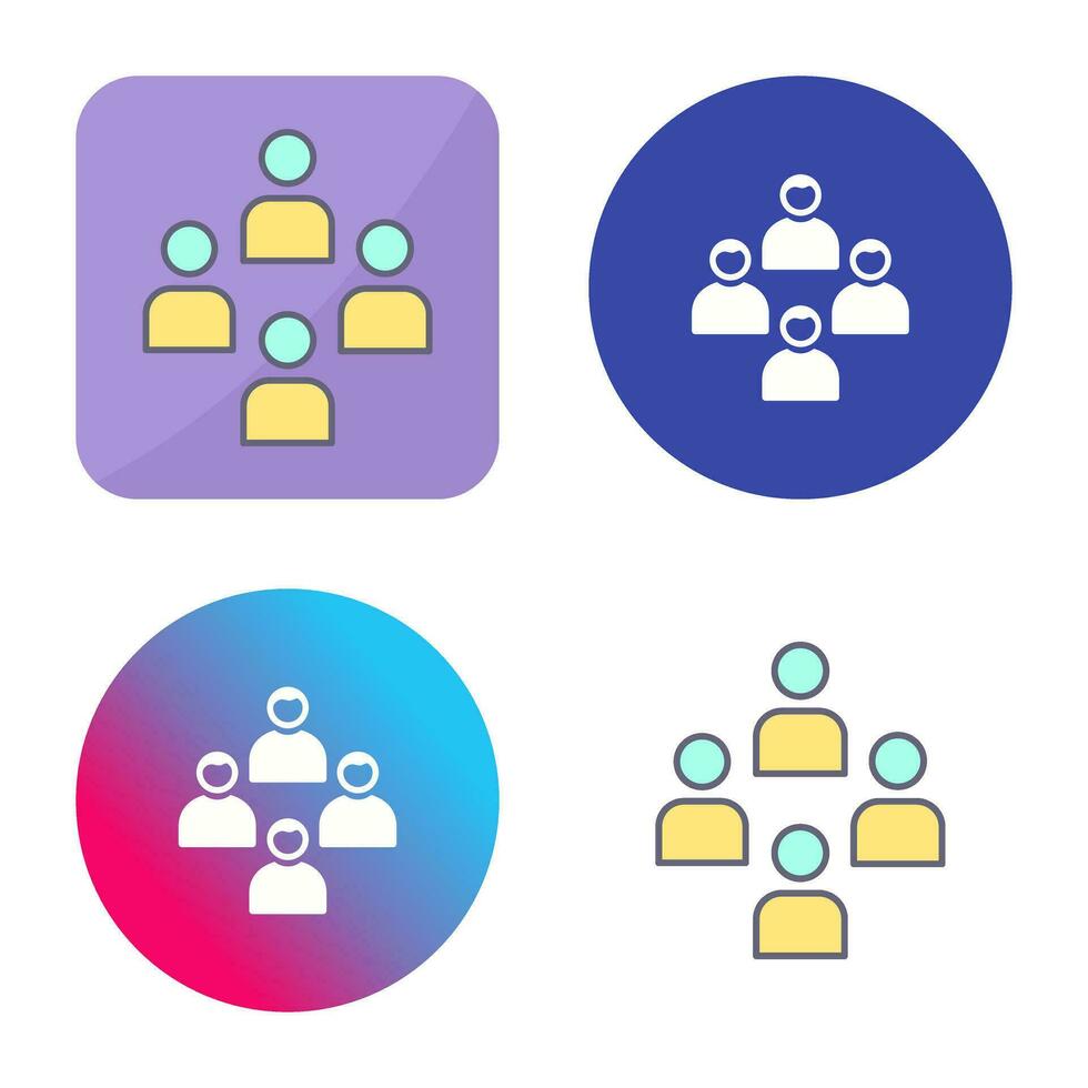 Network Group Vector Icon