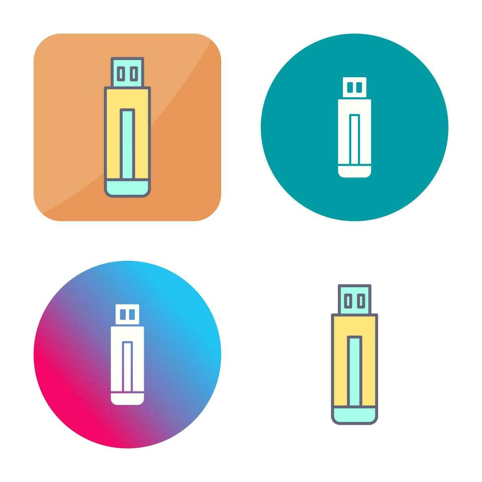 USB Drive Vector Icon