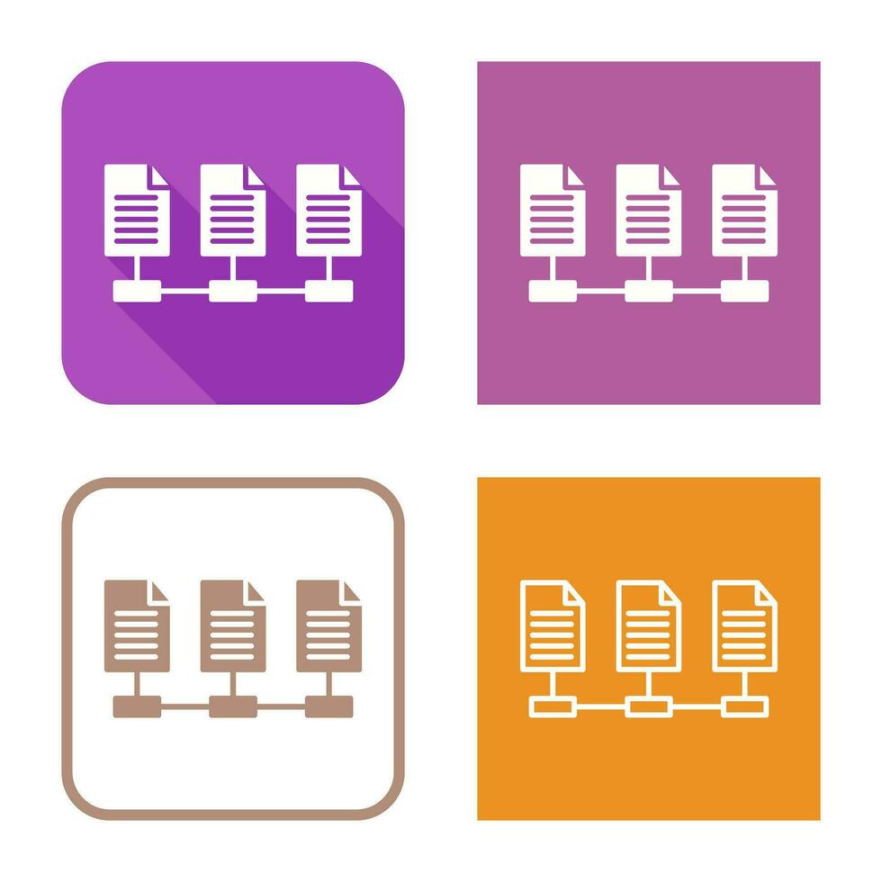 Network Files Vector Icon